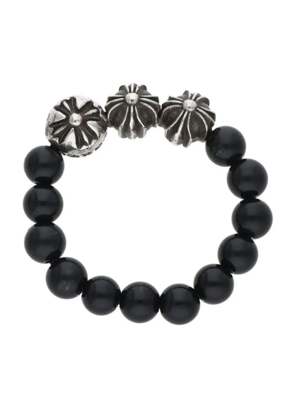 Chrome Hearts Bead Ring Beads Black Oniki Sling